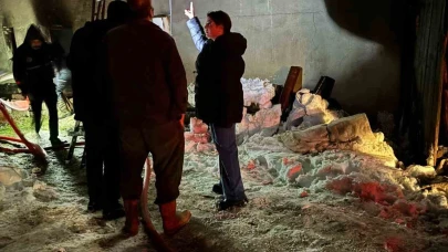 Alevlere teslim olan ev kullanılamaz hale geldi