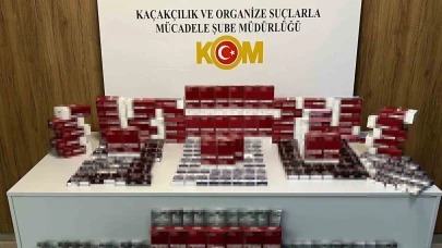 Kaçak sigara operasyonu: 23 bin 160 makaron ele geçirildi