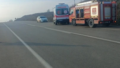 Kontrolden çıkan otomobil şarampole devrildi: 5 yaralı