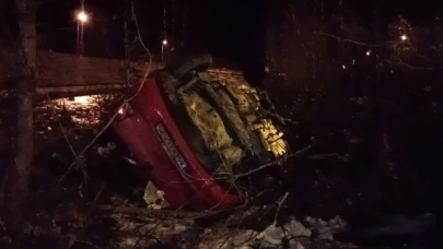 Takla atan otomobilin sürücüsü hayatını kaybetti