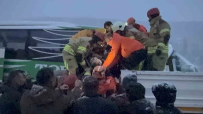 Otobüs ile tır kazasında 1 kişi hayatını kaybetti