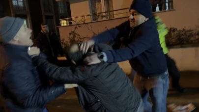 Yangın sonrası mahallede kavga çıktı