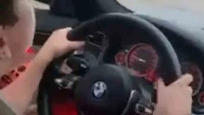 Çocuğuna araba veren aileye ceza kesildi