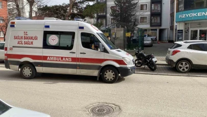 Otomobille motosiklet kafa kafaya çarpıştı: 1 yaralı