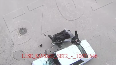 Amasya’da motosiklet ile otomobil çarpıştı