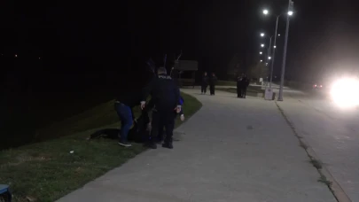 Alkollü kadın ekipleri alarma geçirdi