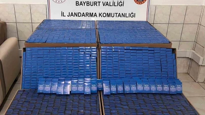 2 bin paket kaçak sigara ve 40 bin adet makaron ele geçirildi