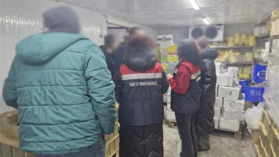 9 ton gıda ürününe el konuldu