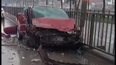Otomobil ile tır çarpıştı: 1 yaralı