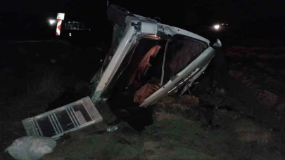 Minibüs devrildi: 1 yaralı