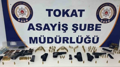 Polis delil aradı, cephanelik buldu
