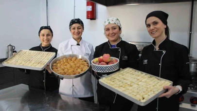 Misket elma tadında baklava