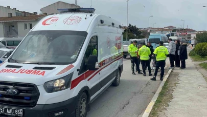 Otomobil ile motosiklet çarpıştı: 2 yaralı