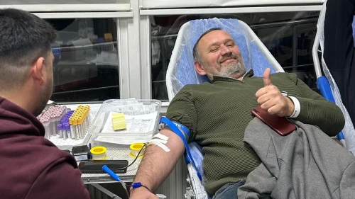 Başkan Tunç: “Kızılay’a Kan Verdik, Destek Olduk”