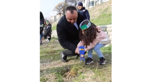 Amasya’da Minik Eller Geleceğe Fidan Dikti