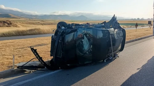 Merzifon’da Trafik Kazası: 1 Kişi Hayatını Kaybetti, 4 Yaralı!