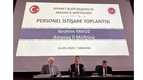 Amasya Müftülüğünde Hem İstişare Hem Takdir!