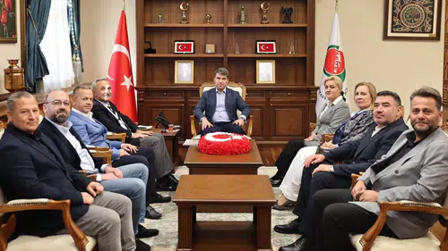 Amasya Valiliğinde Ziyaret Trafiği