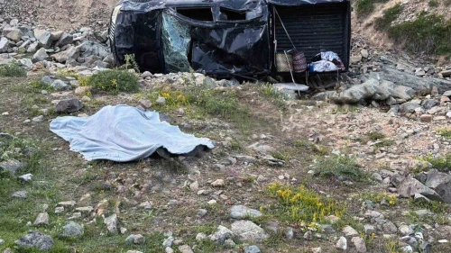 Yayla yolunda feci kaza: 1 ölü, 5 yaralı