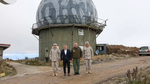 Kaymakam Karaaslan’dan Radar Üssüne Ziyaret