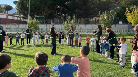 Genç Yeşilay Kulübü’nden Miniklere Farkındalık Etkinliği