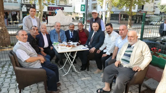 Başkan Sevindi Mahalle Muhtarlarını Ziyaret Etti