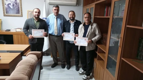 Merzifon Müftülüğünden Hocalara Başarı Belgesi