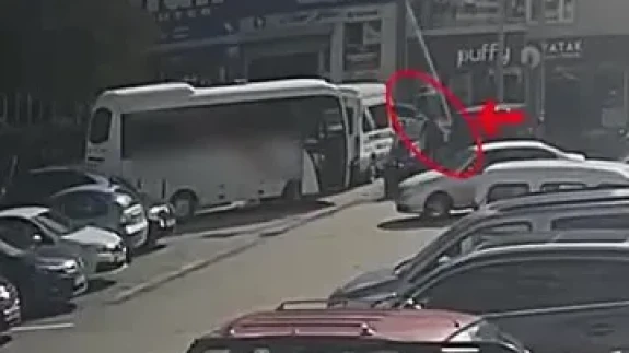 Kapalı Otoparkta Gergin Anlar