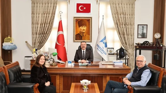 Başkan Kargı, Misafirlerini Makamında Ağırlamaya Devam Ediyor