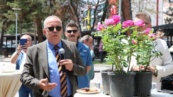 Amasya Üniversitesi Milli Hakimiyet Yerleşkesi Gül Fidanlarıyla Renklendi