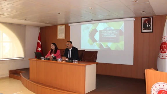 Amasya Üniversitesi’nden Adalet Personeline Etik Seminer Desteği