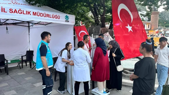 “İdeal Kilonu Öğren, Sağlıklı Yaşa” Etkinliği Amasya’da Devam Ediyor