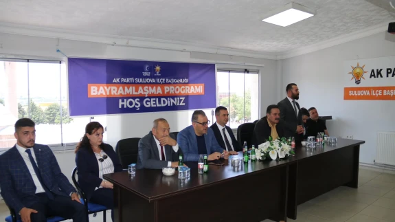 Hasan Çilez Suluova Teşkilatıyla Bayramlaştı