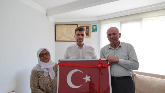 15 Temmuz Şehidi Ümit Çoban’ın Ailesine Anlamlı Ziyaret