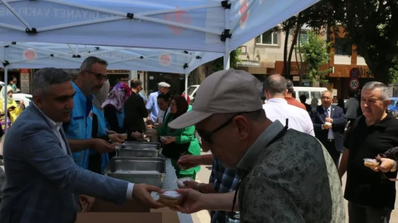 Merzifon’da Muharrem Ayı’nın Bereketi Aşureyle Paylaşıldı