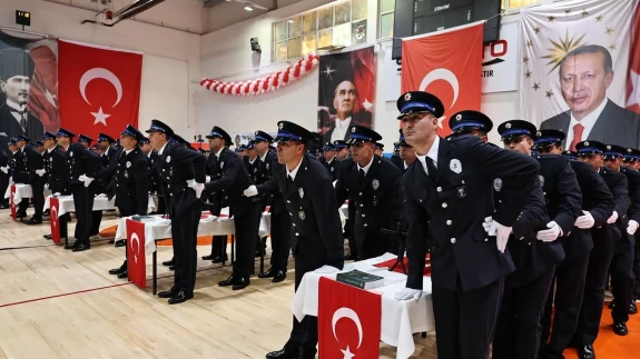 Merzifon POMEM’de Gurur Günü: 132 Polis Adayı Yemin Ederek Mezun Oldu