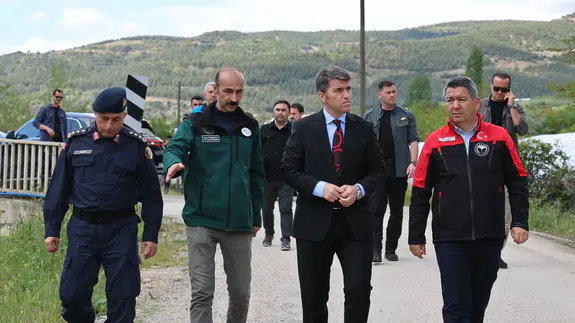 Amasya Valisi Taşkın Sonrası Çalışmaları Yerinde İnceledi