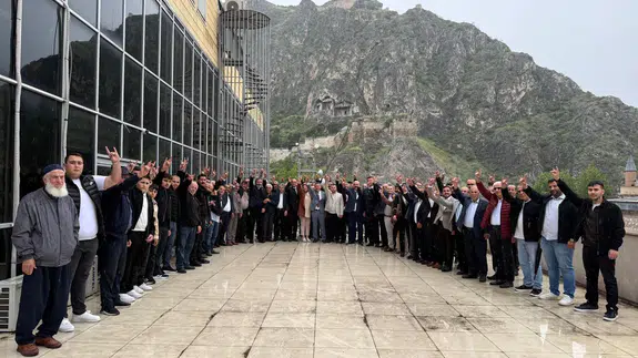 Amasya MHP İl Başkanlığında Bayram Buluşması