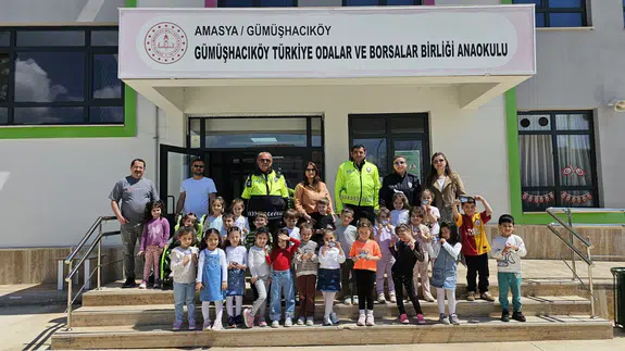 Gümüşhacıköy’de Trafik Bilinci Aşılandı