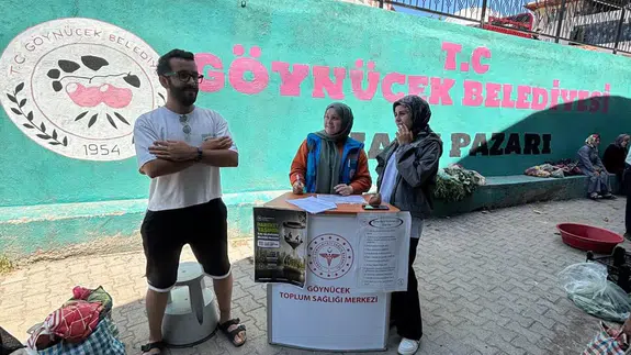 Göynücek'te Sağlık Standına Yoğun İlgi