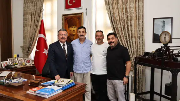 Merzifon Belediyesi'nde Dikkat Çeken Ziyaretler!