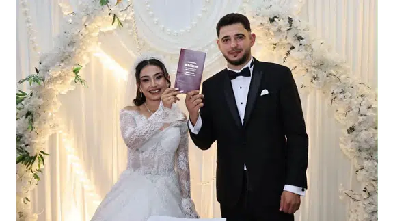 Kurt ve Çalışkan Ailelerinin Mutlu Günü! Yaren ile Tolga Hayatlarını Birleştirdi