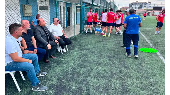 Başkanvekili Atak’tan Merzifonspor’a Destek! Antrenmanı Yakından Takip Etti