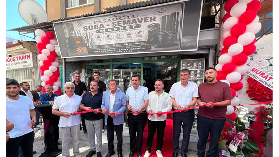 Merzifon’a Yeni Soba Market! Paşaoğlu Dualarla Açıldı