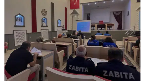 Merzifon’da Zabıtaya Sağlık Eğitimi