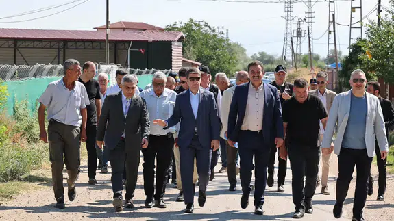 Merzifon’da Köylere Hizmet Sahada Denetlendi!