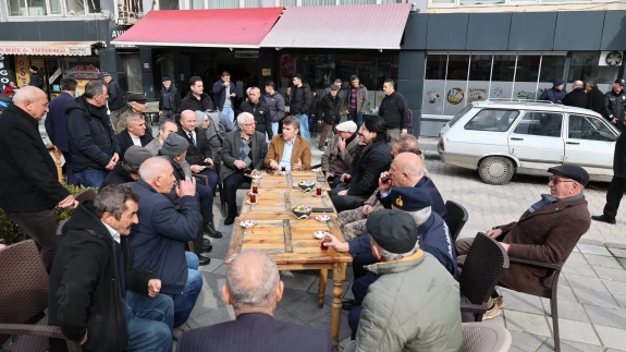 Vali Bakan Taşova Çarşısında