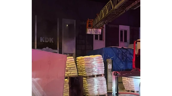 Merzifon OSB'de yangın!
