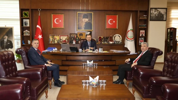 Başkan Sevindi Misafirlerini Ağırladı