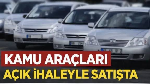 Kamu Araçları İçin Geri Sayım: Açık İhale Başladı